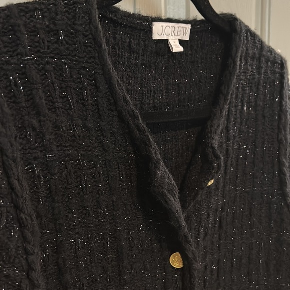Crew Sparkle Cardigan Size M - Picture 4 of 5